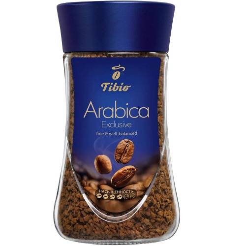 Tibio Exclusive Arabica, растворимый кофе, 95 гр Tibio Exclusive Arabica, растворимый кофе, 95 гр